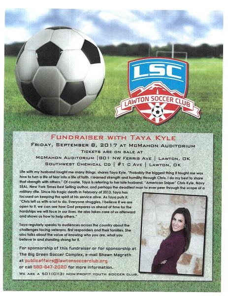 Fundraiser with guest speaker Taya Kyle