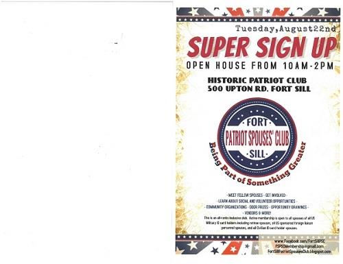 Super Sign Up Open House