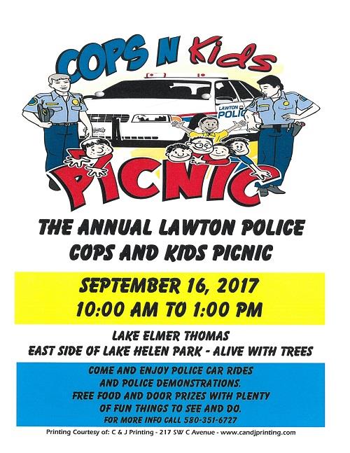 The Annual Lawton Police Cops and Kids Picnic