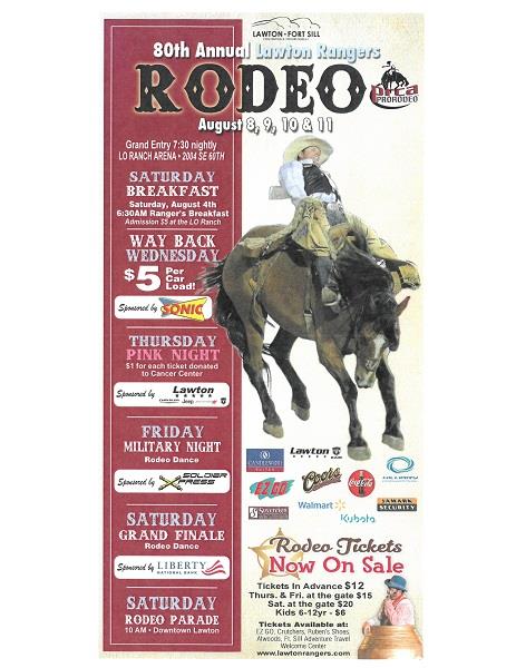 Lawton Rangers 80th PRCA Rodeo