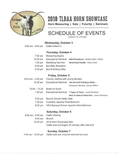 Texas Longhorn Breeders Association - Horn Showcase