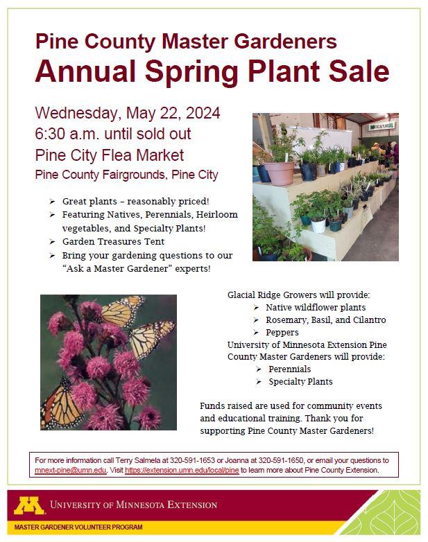 Pine County Master Gardeners Plant Sale