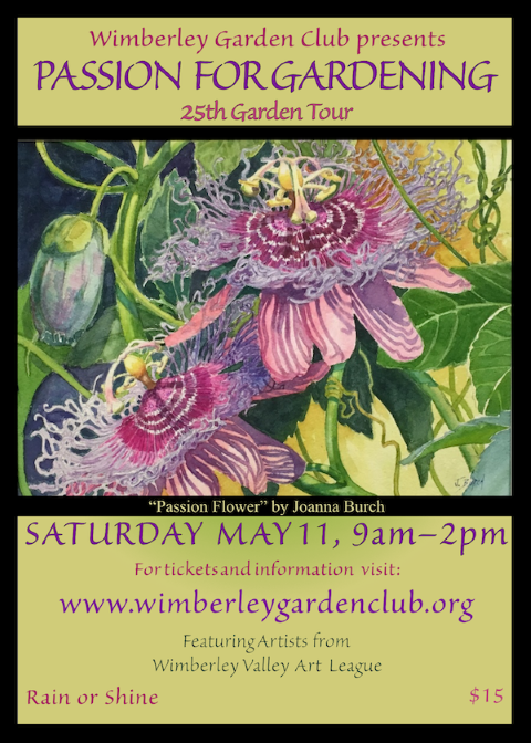 Wimberley Garden Club 25th Spring Garden Tour