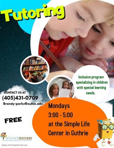 In-Person Free Tutoring on Mondays