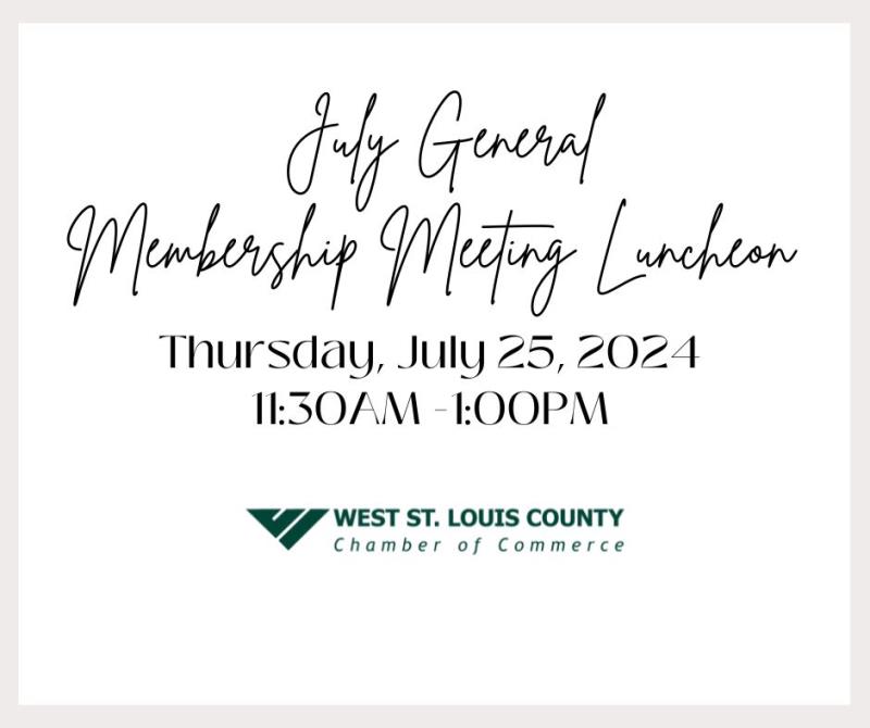 General Membership Meeting July