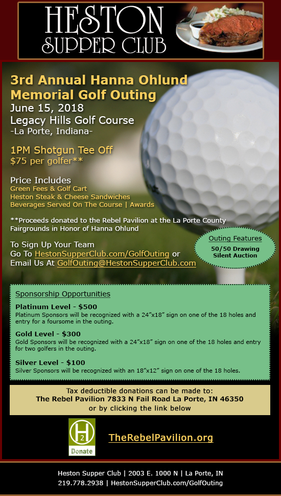 3rd Annual Hanna Ohlund Memorial Golf Outing