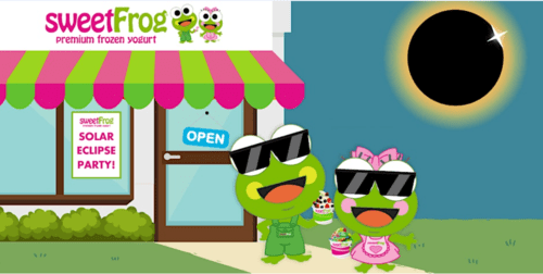Solar Eclipse Party at sweetFrog Salisbury