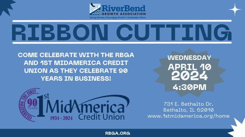 Ribbon Cutting - 1st MidAmerica Credit Union