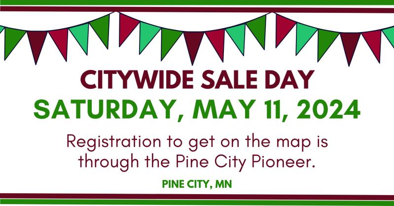 CityWide Sale Day in Pine City